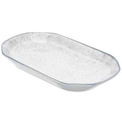 Блюдо Ardesto Siena, 32х18см, біло-сіре, порцеляна (AR2925SW) Винница