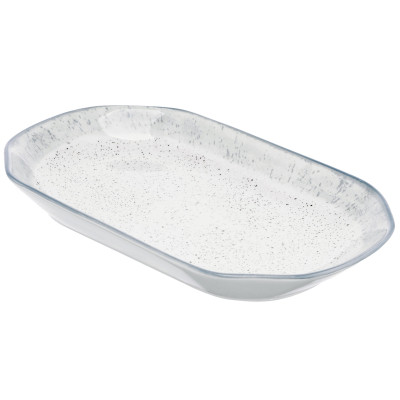 Блюдо Ardesto Siena, 32х18см, біло-сіре, порцеляна (AR2925SW) Винница - изображение 3