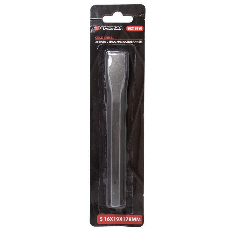 Зубило з шестигранною основою 19мм (L-178мм), в блістері Одеса - фото 1