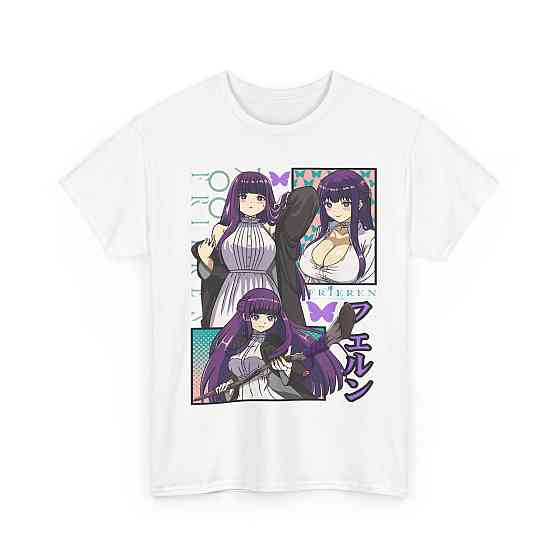 Футболка аниме Ферн Старк Аниме Гифтс оверсайз (S/M/L) Черний AnimeJ0126 Днепр