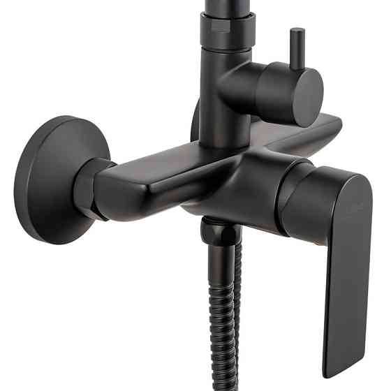 Душевая колонна со смесителем Haiba Alex 003-J Черная (HB3940) Киев