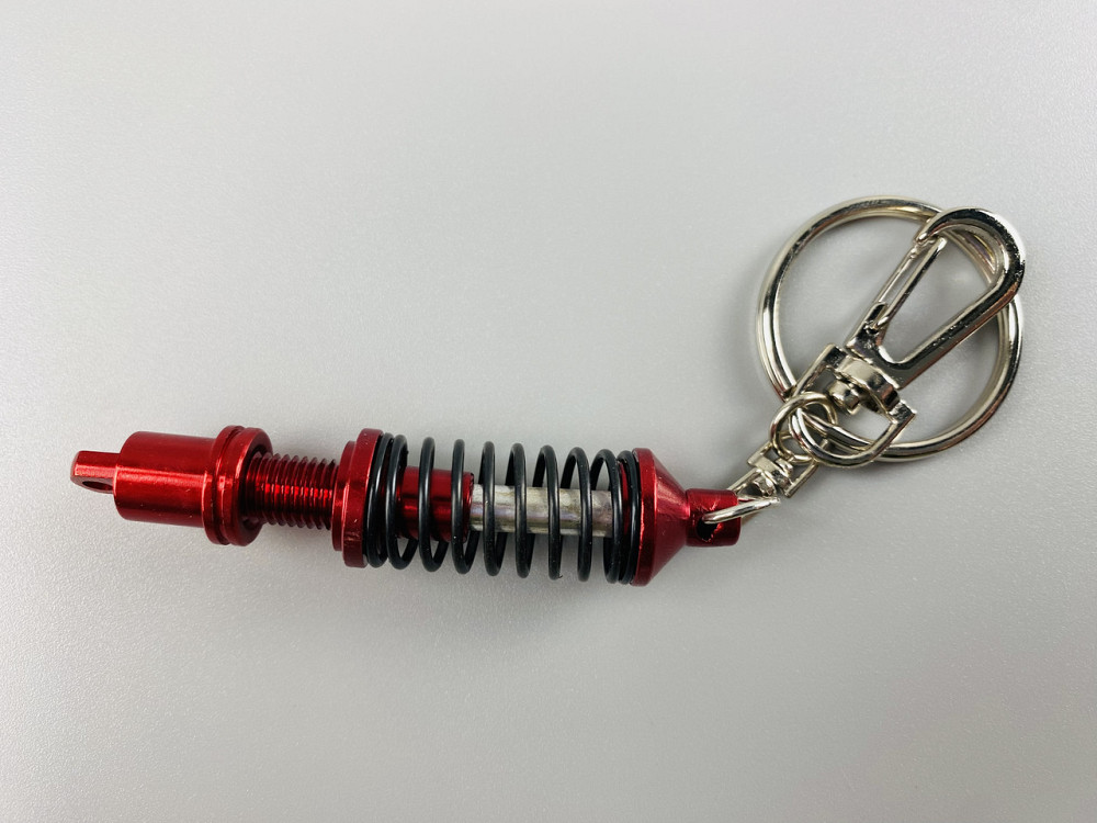 Брелок червоно-сріблястий амортизатор в зборі, Авто брелок для автомобільних ключів Мукачево - фото 8