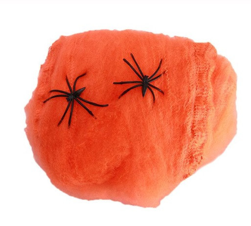 Паутина на Хэллоуин 20 г оранжевый Киев - изображение 3