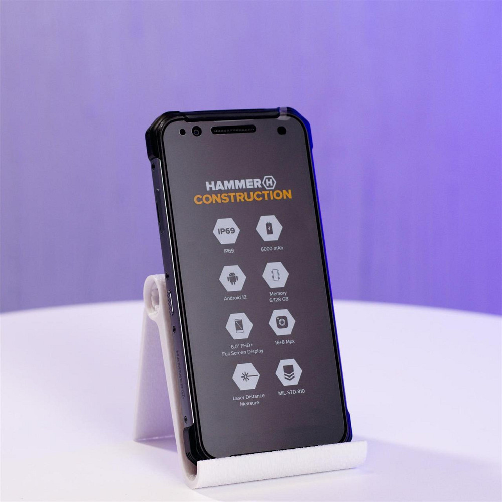 Смартфон myPhone Hammer Construction 6/128GB Silver (5902983620365) ( 20353 ) Харьков - изображение 2