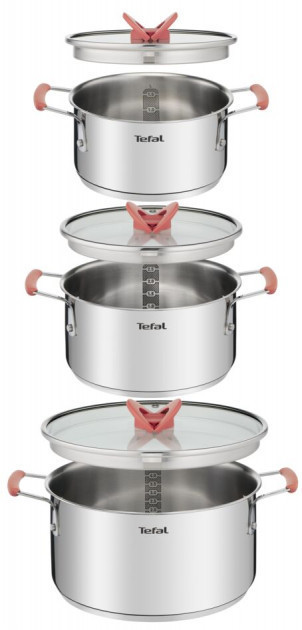 Набір посуду Tefal Opti Space 6 предметів (G720S674) ( Нержавіюча сталь ) Харьков - изображение 7