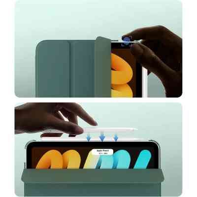 Чехол для планшета BeCover Tri Fold Hard Apple iPad Mini 7 2024 Dark Green (712451) Винница