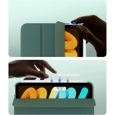 Чехол для планшета BeCover Tri Fold Hard Apple iPad Mini 7 2024 Dark Green (712451) Винница - изображение 4