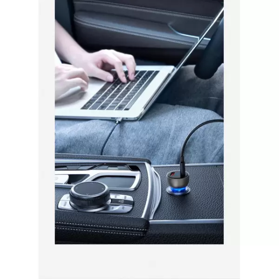 Автомобільний зарядний пристрій Baseus Particular Digital Display QC+PPS Dual Quick Charger Car Charger 65W Shallow tarnish Київ