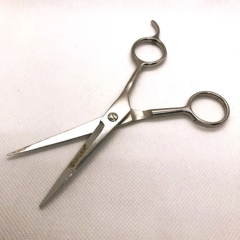 Перукарські ножиці Zinger суцільнометалеві, розмір леза – 5,8 см Київ - фото 9