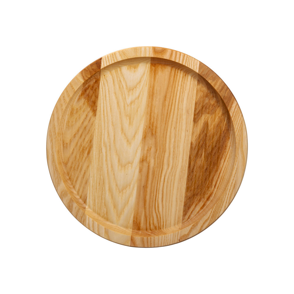 Кругла дошка для сервірування 30 см для подачі, ясен T3W300 Київ - фото 1