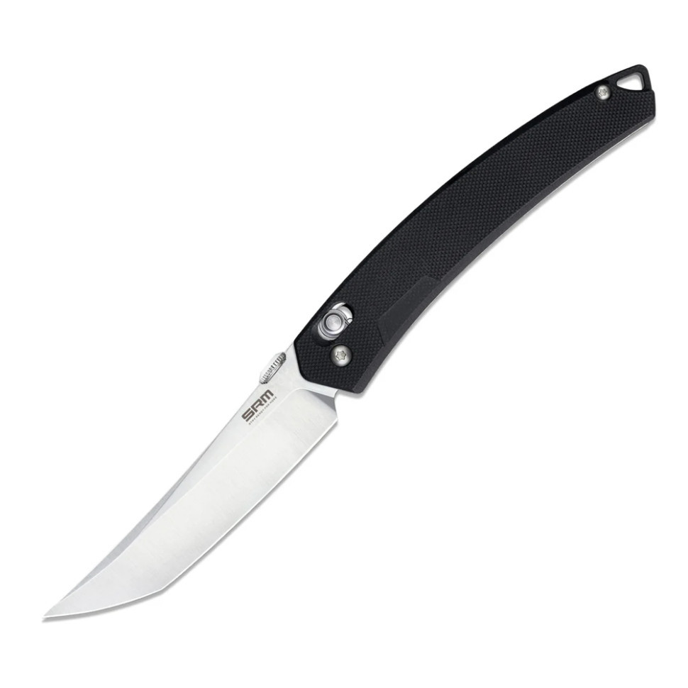 Ніж складаний туристичний SRM 9211-GB2 (9.2 см) 8Cr13MoV / G10 чорний Київ - фото 1