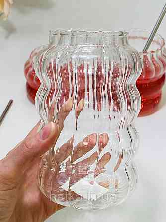 Склянка для коктейлю велика "Мері" 720 мл 102-565 прозора фігурна для дому та ресторану Київ