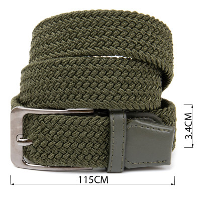 Ремень Vintage Текстильный мужской Оливковый (20527) Винница - изображение 4