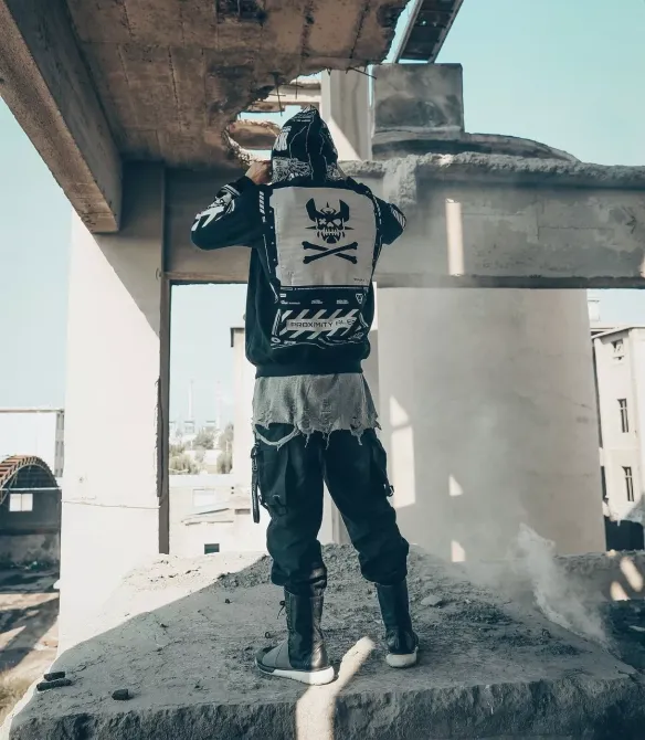 Худі, чорна толстовка чоловіча, світшот 2711253787 розмір 48 Дніпро - фото 7