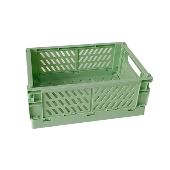 Контейнер для зберігання дрібниць, 25.5×15×9.7см, пластиковий кошик з ручками, зелений Кам'янець-Подільський