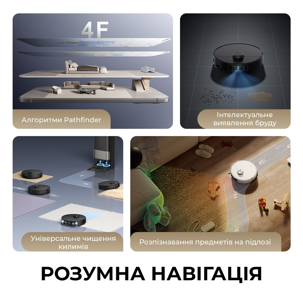 Робот-пилосос Dreame Bot L40s Pro Ultra Black (RLL74CE-Bl) ( Black ) Харків - фото 14