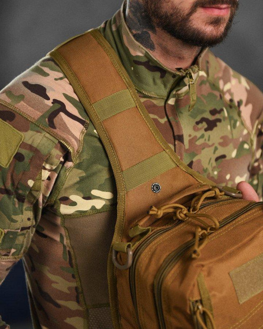 Нагрудна сумка Silver Knight кайот РА4978 Одеса - фото 2