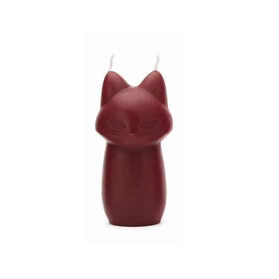 Свеча лисичка низкотемпературная Roomfun Scepter Red с ароматом, темно-красная Sex Aura Киев