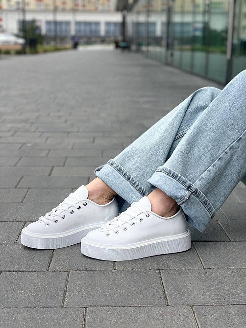 Molly Кроссовки женские MOLLY белые натуральная кожа 37-39 размеры (5379) Коломыя - изображение 6