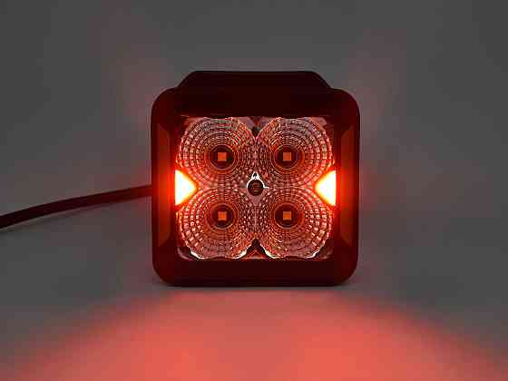 Світлодіодна фара StarLight SL-W0120F квадратна, ближнє розсіяне світло WHITE + DRL 20W 2400Lm 5700K 12/24V Харків