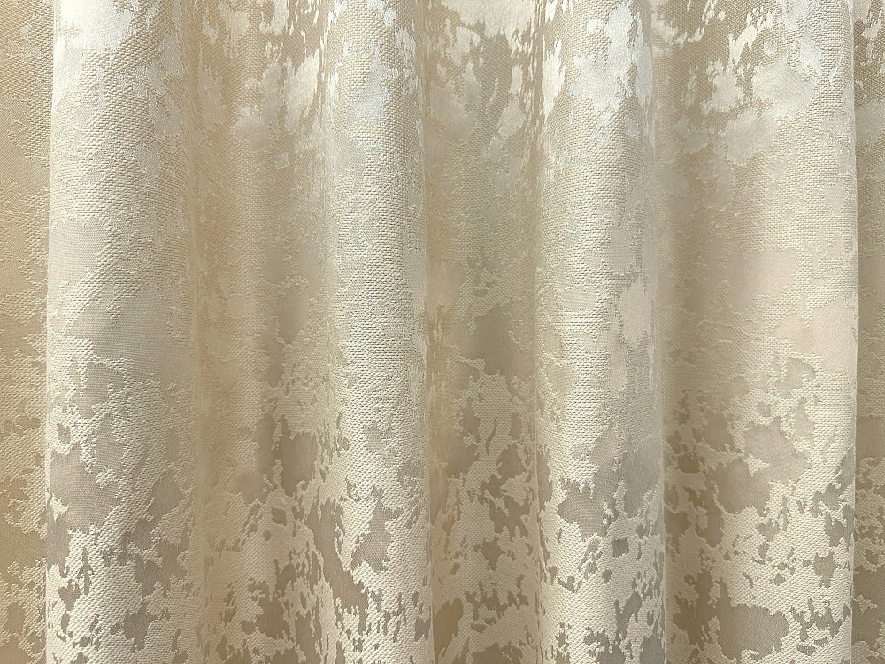 Комплект коротких штор VR-Textil Льон мармур Pavliani ХО № 1909ш Кремовий 130х170 см 2 шт (35-0412) Київ - фото 8