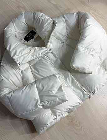 Куртка жіноча Lady Yep 30083 пуффер коротка глянцева молочна, молочний, M Київ