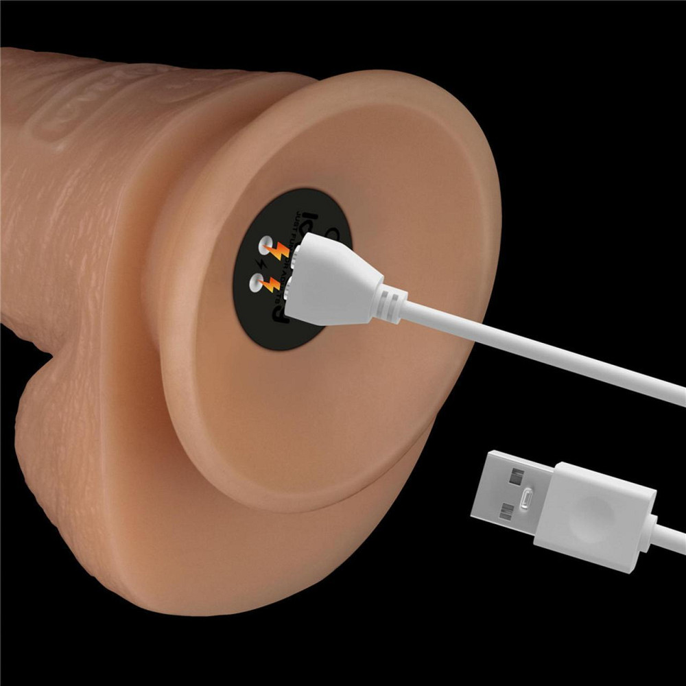 Реалістичний вібратор - Vibrating Power Basics Cock 8" Sex Aura Київ - фото 8