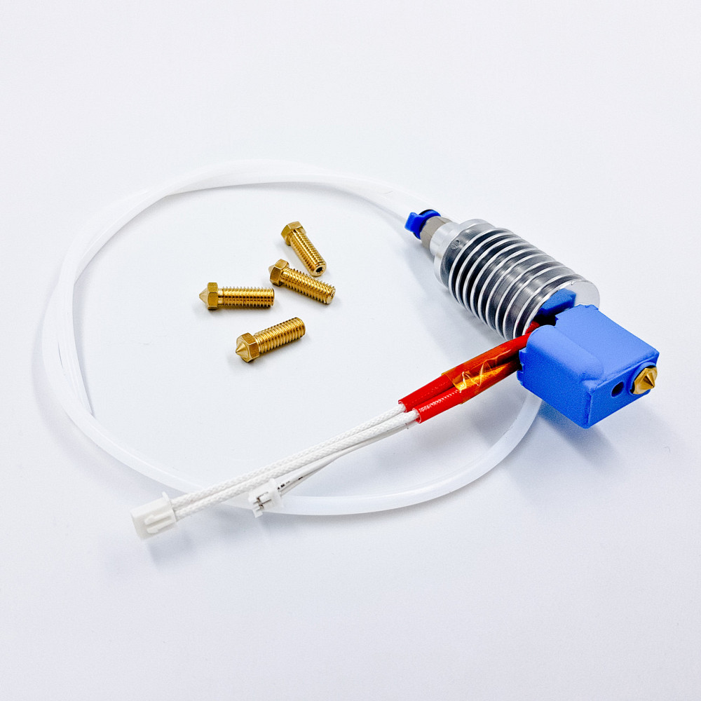 Хотенд KINGROON E3D V5-vyper  с радиатором для 3d принтера Anycubic Vyper плюс носок и 4 сопла Киев - изображение 8