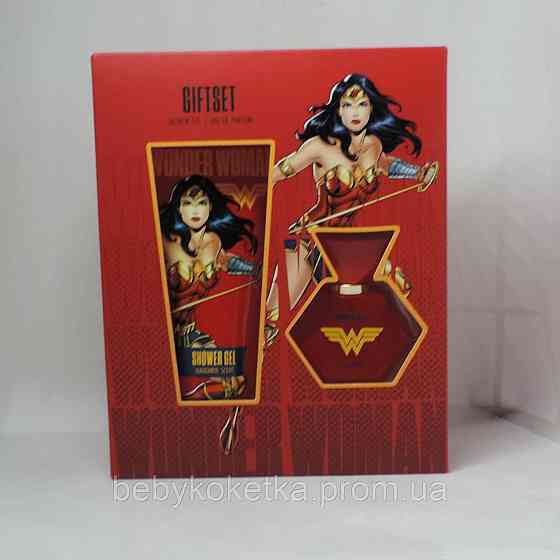 Дитячий набір гель для душа та туалетна вода DC Comics Wonder Woman Львів