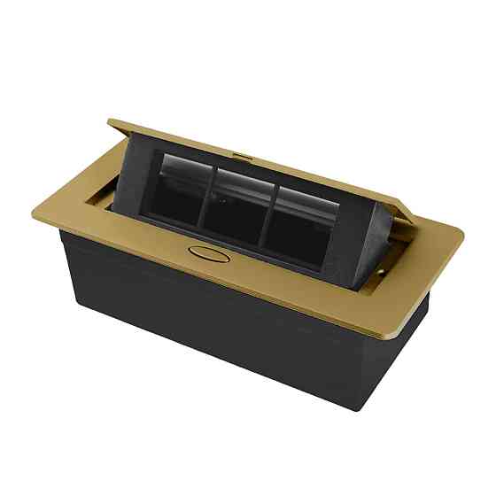 LIVOLO Розетковий люк LIVOLO золотий, вбудований у стільницю, меблевий пустий корпус без розето Коломыя