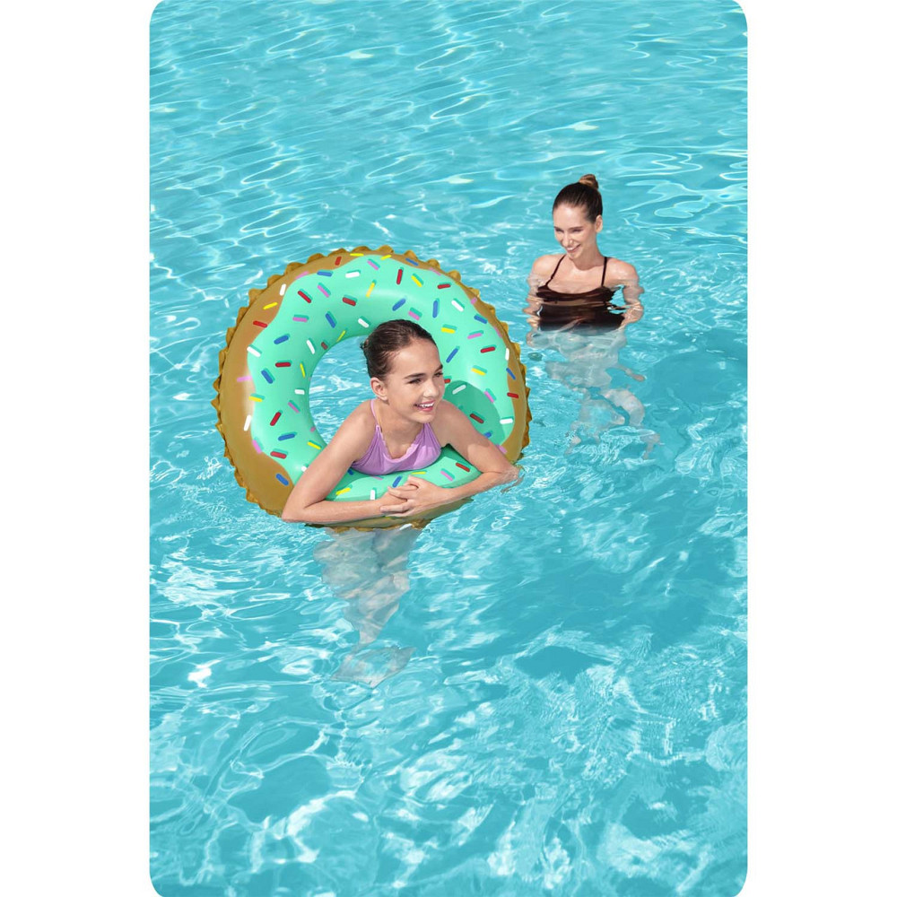 Коло надувное для плавания Bestway 36300 Сладкий пончик, 91 см Киев - изображение 7