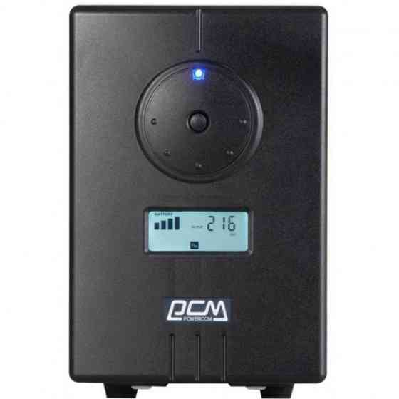 ДБЖ Powercom INF-500AP, 500ВА/300Вт, розетка EURO*2шт (Schuko), AVR, USB Киев