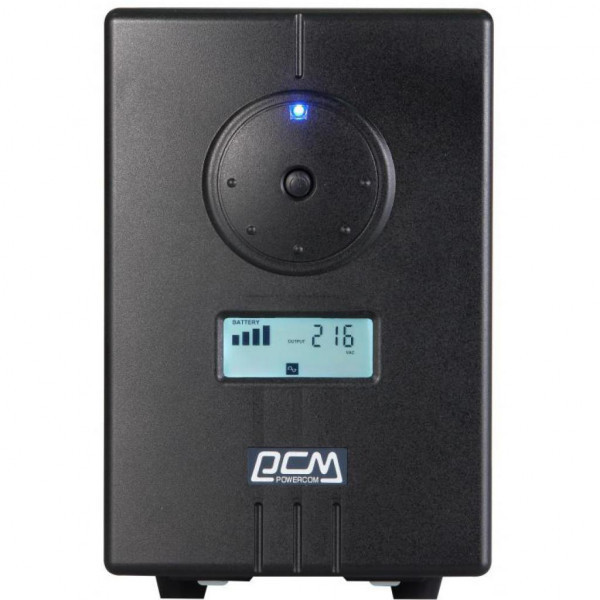 ДБЖ Powercom INF-500AP, 500ВА/300Вт, розетка EURO*2шт (Schuko), AVR, USB Киев - изображение 1