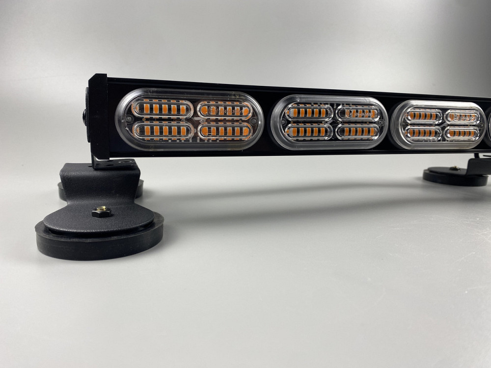 Стробоскоп LED 4 секції проблисковий LED-маячок балка на магнітах світлодіодний 12/24V (192 led діода) Мукачево - фото 6