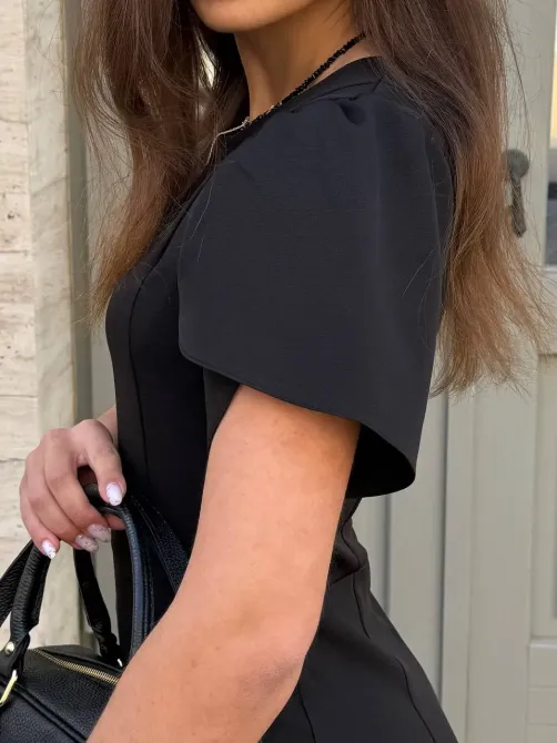 Стильне жіноче плаття з відрізною талією та спідницею сонце-кльош. Одеса - фото 9