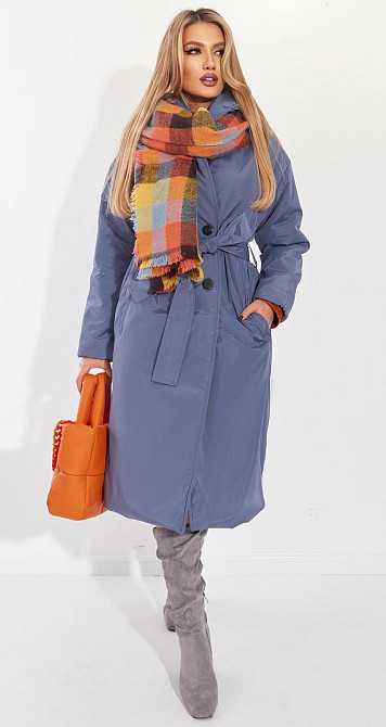 Модне пальто з плащової тканини (44) Київ - фото 5