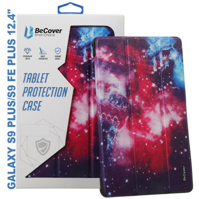 Чехол для планшета BeCover Smart Case Samsung Tab S9 Plus (SM-X810/SM-X816)/S9 FE Plus (SM-X610/SM-X616) 12.4" Space (710382) Винница - изображение 1