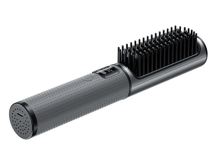 Гребінець-випрямляч електричний HOCO Lucky DAR34, чорний Вінниця - фото 4