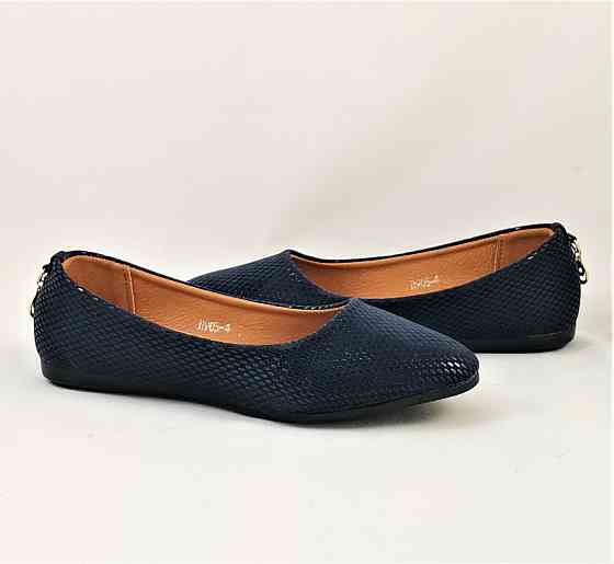 Женские Балетки Синие Мокасины Туфли (размеры: 36,37,38,39) - 05-4 Днепр