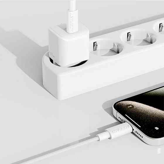 Кабель ACEFAST C18-03 USB-C to USB-C braid charging data cable White Одесса