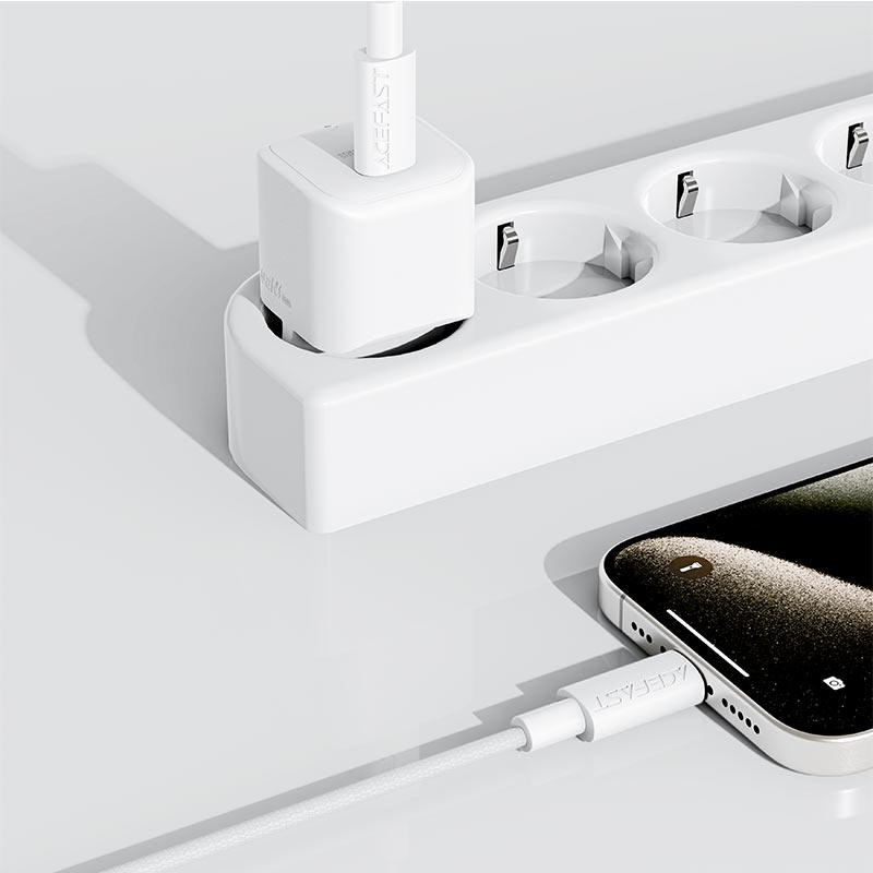 Кабель ACEFAST C18-03 USB-C to USB-C braid charging data cable White Одесса - изображение 5