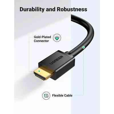 Кабель мультимедійний HDMI M to DVI M 1.5m HD106 black Ugreen (11150) Вінниця