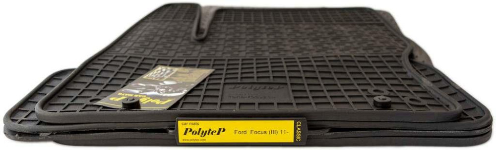 Килимки салону гумові Ford Focus (3) 11-, к-т (4шт.) Київ - фото 1