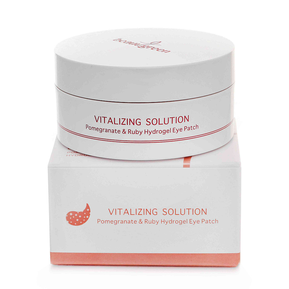 Гидрогелевые патчи стандартного размера Pomegranate and Ruby Hydrogel Eye Patch BeauuGreen 60 шт Киев - изображение 4