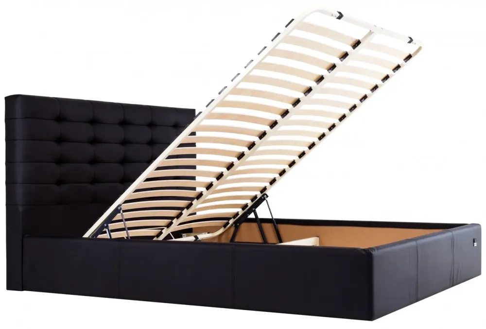 Кровать Двуспальная Erika Standart 160 х 190 см Fly 2230 С подъемным механизмом и нишей для белья Черный Киев - изображение 5