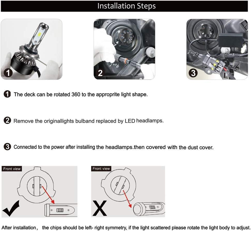 УЦІНКА! Світлодіодні лампи для фар WZTO Canbus чорні HB3/9005 WT-HB00 Дніпро - фото 3