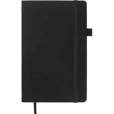 Книга записна Buromax Primo 125x195 мм 96 аркушів в клітинку обкладинка зі штучної шкіри Чорна (BM.291161-01) Вінниця