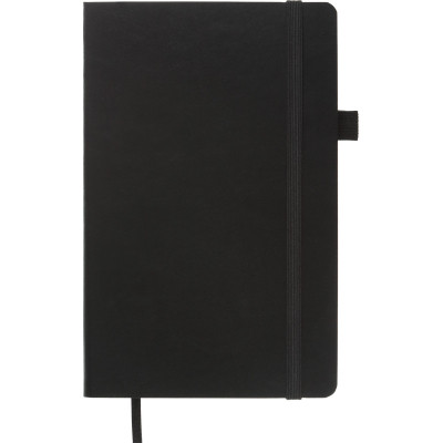 Книга записна Buromax Primo 125x195 мм 96 аркушів в клітинку обкладинка зі штучної шкіри Чорна (BM.291161-01) Вінниця - фото 2