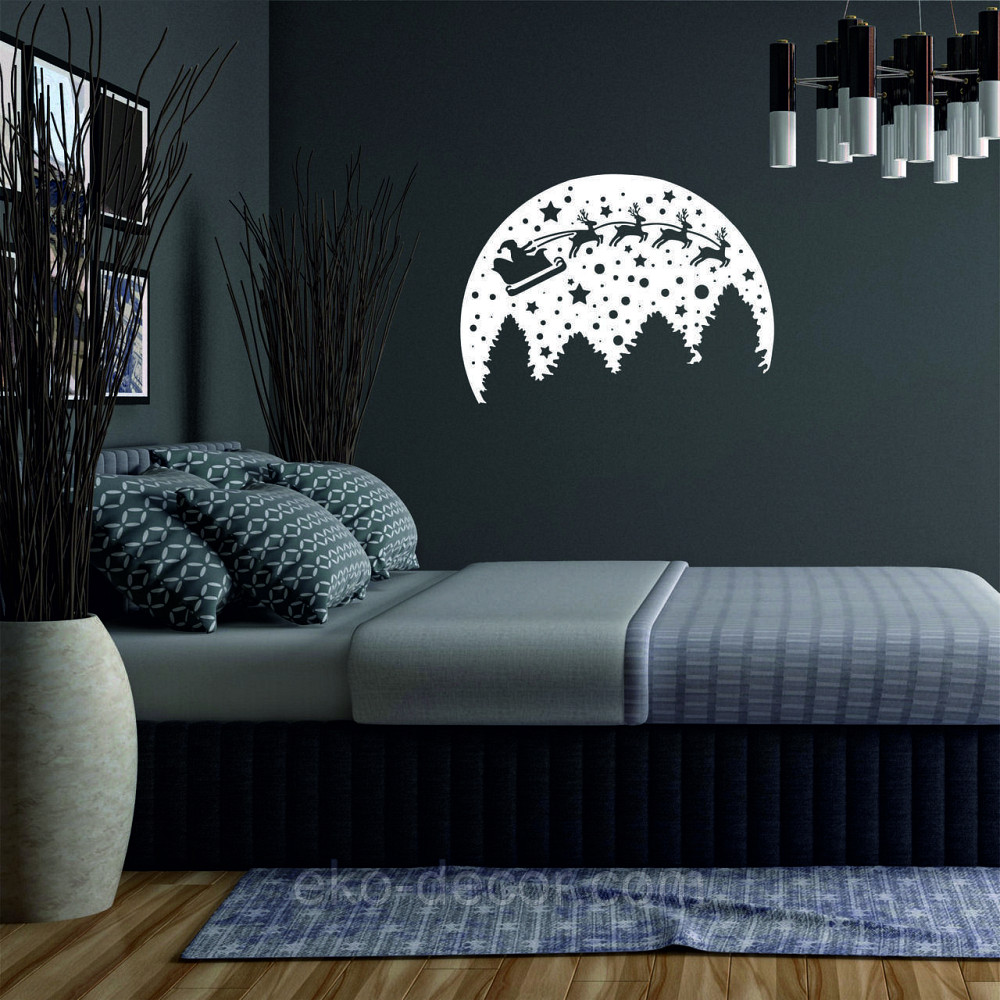 Декоративное настенное Панно «Новый год», Декор на стену 90*65 см, Белый Киев - изображение 6