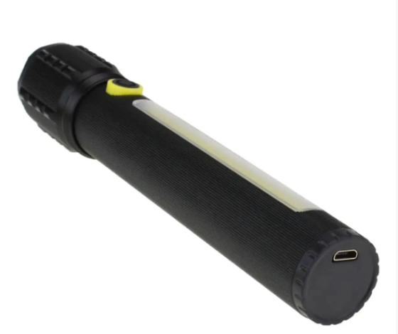 Светодиодный ручной фонарик Bailong BL-C73-P50 -COB зарядка USB,3 режима свечения,ZOOM, выдвижной ме Киев